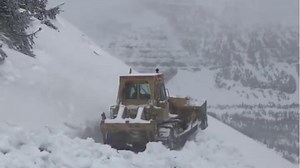 WATCH: Plowing continues on Going-to-the-Sun Road