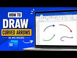 How to Draw Curved Arrows in MS Word