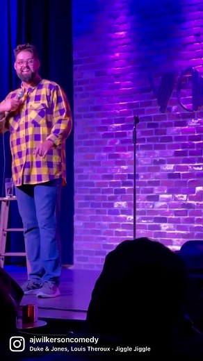 Laughing Stimming = #wigglewiggle 😂 #standupcomedy #stimming #autismawareness #stimmingpositivity #viralreels #captainautism #jigglejiggle #dixxonflannel | AJ Wilkerson