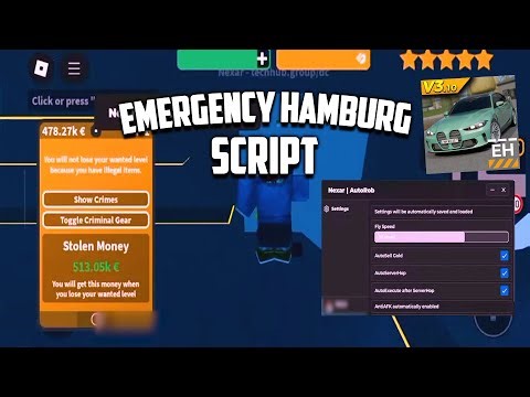 Emergency Hamburg Script - (Auto Farm, Auto Rob)