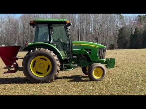 Fertilizing Pastures 2025 with a Agri Supply Cosmo P500 Spreader