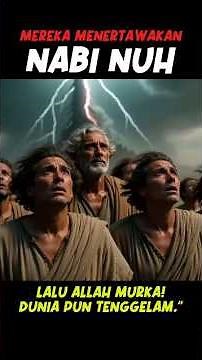 MEREKA MENERTAWAKAN NUH… LALU ALLAH MURKA! DUNIA PUN TENGGELAM #sejarahislam
