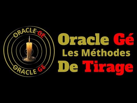 Tuto oracle gé les méthodes de tirage - Formation Cartomancie pour Apprendre à Tirer les Cartes