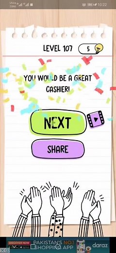 Brain test Level 107 What is the total cost Walkthrough