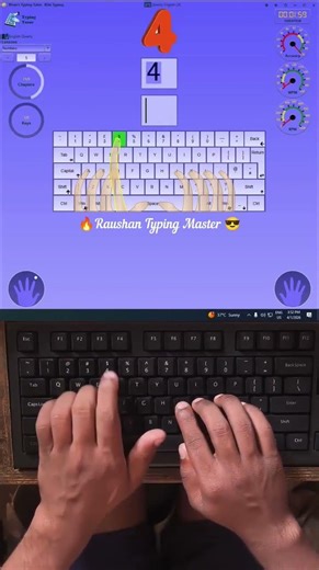 Learn Number Typing: Finger Placement Explained #ytshorts #shortvideo