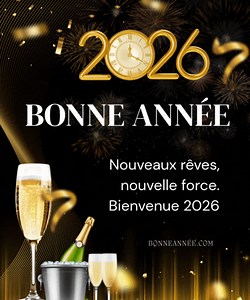 https://bit.ly/3YNVo3J Bonne Année 2026 Image, GIF, Message Texte Carte de vœux 2026 #voeux2026 #gif | Bonne Année 2026 image, gif, humour, message
