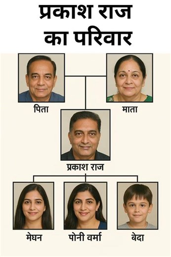 प्रकाश राज का परिवार | पत्नी, बच्चे और निजी जीवन की सच्चाई