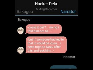 Hacker Deku AU| Mha/bnha| Texting Story| Part 1/??
