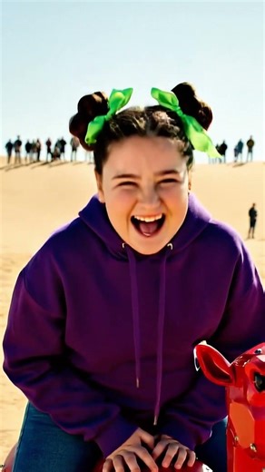 Capi en la carrera de camellos… pero Maria hizo trampa