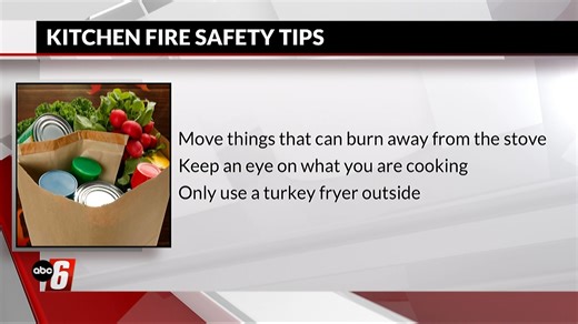 Kitchen fire safety tips