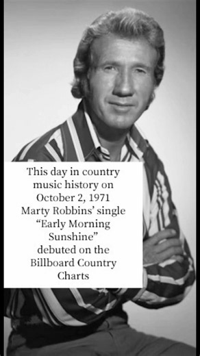 This day in country music history on October 2, 1971 Marty Robbins hit the charts #countrymusic