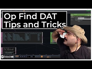 Op Find DAT Tips and Tricks - TouchDesigner Tutorial 038