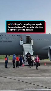 🇪🇸✈️🇻🇪 España despliega su ayuda humanitaria en Venezuela: el avión A330 del Ejército del Aire aterriza con 59 efectivos de la UME, 8 guías caninos y 2 ingenieros parasumarse a las labores de rescate La UME cuenta con una amplia experiencia en este tipo de misiones. Ha intervenido en varios terremotos dentro y fuera de España, con funciones de búsqueda y rescate urbano, coordinación logística y apoyo a las autoridades locales. Normalmente, en este tipo de catástrofes, la UME suele desplegar