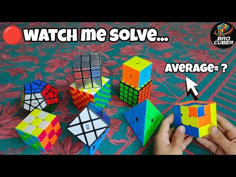 Watch Me Solve | Live Cube Practice Session 🔴|BRO CUBER| #cubing