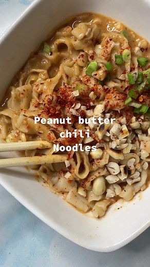 طريقة عمل نودلز زبدة الفول السوداني السهلة