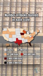 Book bans used to be something you studied in history class. Now they’re literally a color on the map. 📚 Some states have 0. Some are racking up bans in the thousands. As a teacher, I’m all for age-appropriate. I’m not for politicians and angry adults turning school libraries into a culture-war trophy case. Are we protecting kids… or proudly making them less informed than we were? | Mike Layne, M.Ed
