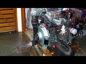 Mercruiser 470 test with new bearings