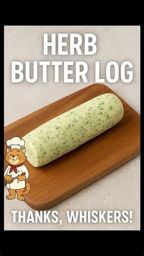 Herb Butter Log | Chef Whiskers’ Kitchen Hack #6