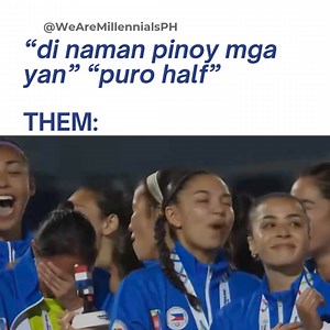1.1M views · 16K reactions | The Philippines Women’s National Football Team singing the national anthem after WINNING GOLD at the SEA Games 2025.  Look what it means. Para sa bayan. #SEAGames2025 | We Are Millennials | Facebook