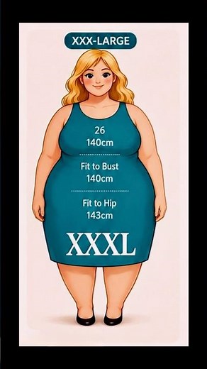 Women’s Dress Size Chart | Body Measurement Guide #fashiondesign #tailoring