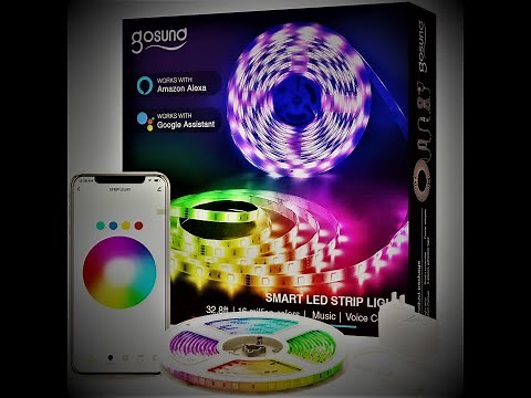 Gosund Smart LED Light Strip Configuration/Setup on cell