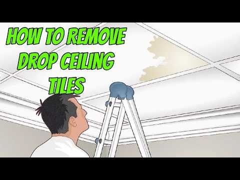 How to Remove Drop Ceiling Tiles Safely and Easily