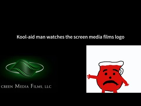 Kool-aid man watches the screen media films logo￼￼