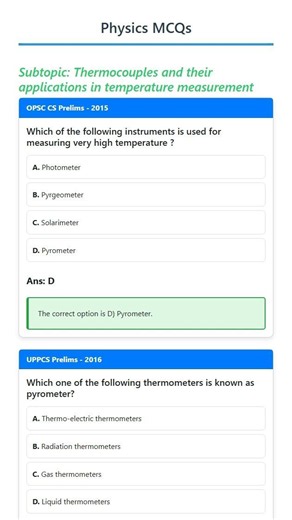 Thermocouples and their applications in temperature measurement
