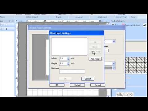 PE-DESIGN PLUS - Exploring the Design Page Settings
