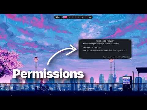 Hyprland Now Has Android-Like Permissions
