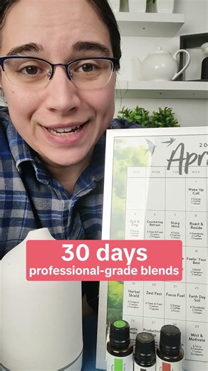 April Essential Oil Diffuser Calendar