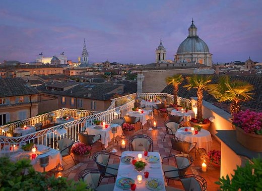 Mater Terrae at Bio Hotel Raphael - Rooftop Bar Rome