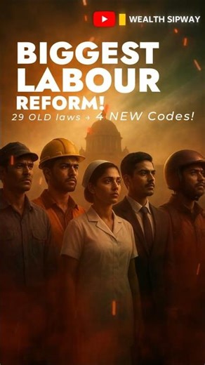 India’s New Labour Laws! 4 Codes Explained in 30 Seconds ⚡