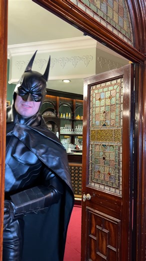 Is that... Batman?! 🦇 ICYMI, our La bohème stars viral sensation (as seen on last year's Britain's Got Talent!) Batman of the Opera, also known as Ukrainian baritone Yuriy Yurchuck 👉 https://youtu.be/81IXhsSi9u4 To celebrate our last two #ONBoheme shows at Leeds Grand Theatre, here he is as Marcello... 🎨😮 | Opera North