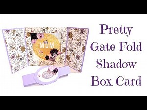 Gate Fold Shadow Box Card