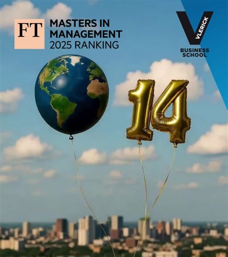 Master in Management now ranked 14 in world by the FT