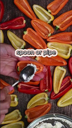 Cream Cheese Stuffed Mini Peppers