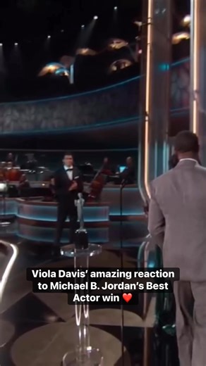 Viola Davis had the best reaction to Michael B. Jordan’s Best Actor win for his performance in Sinners. The actor received a standing ovation from the crowd and was seen hugging his co-star Delroy Lindo and fellow Best Actor nominee Ethan Hawke ❤️ | HELLO!