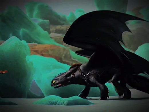 Evil Toothless Transformation and Battle Scenes