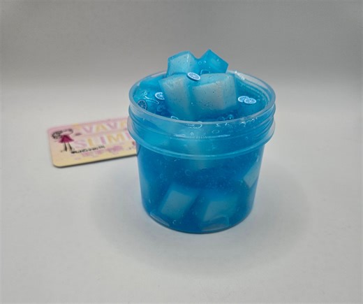 Freddie Jelly Cube Slime: Blue Raspberry Slushee Scented Sensory Play - Etsy UK