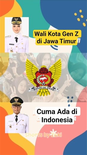 Nama Kepala Daerah Saat Ini | Part 28 (nomor 1 wali kota gen Z) #shorts #jatim