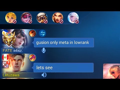 HOW TO PLAY LIKE A PRO USING GUSION IN GLORY TIER!! Gusion Tutorial 2024