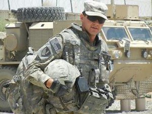 Paying Tribute To A Fallen Soldier