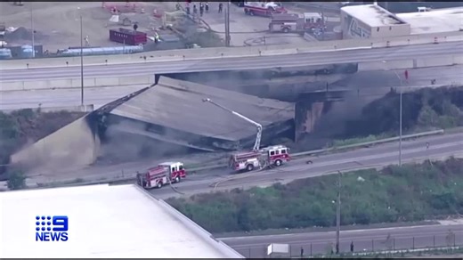 US freeway to close for months after collapse