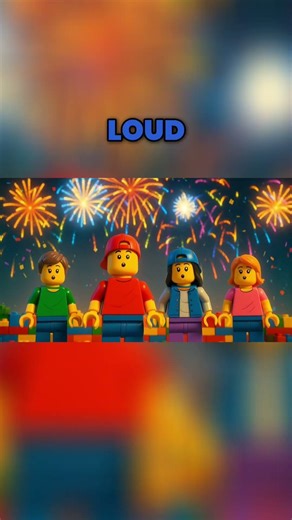 LEGOs Praise God! Dancing and Celebrating in the Sunset