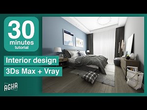 3Ds Max Bedroom Tutorial Vray Render 30 Minutes