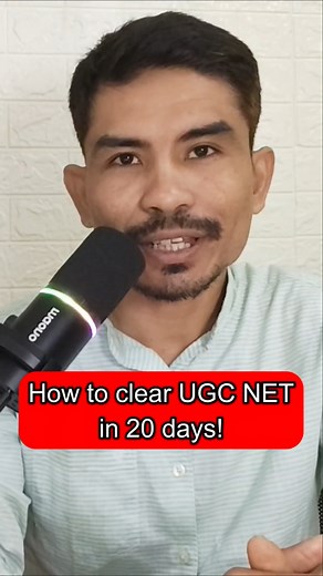Clear UGC NET in 20 Days | Last-Minute Tips & Motivation