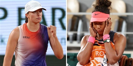 "How the hell she came back" - Tennis fans react to Iga Swiatek's narrow escape against Naomi Osaka in French Open 2R