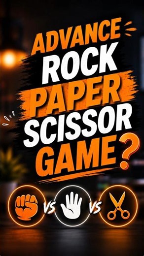 👉 Rock Paper Scissors Game in JavaScript | Game | HTML CSS Project #shorts