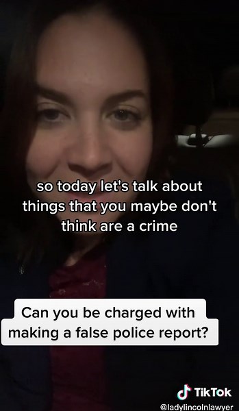 Consequences of Filing a False Police Report